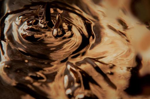 溶けたチョコレートの画像